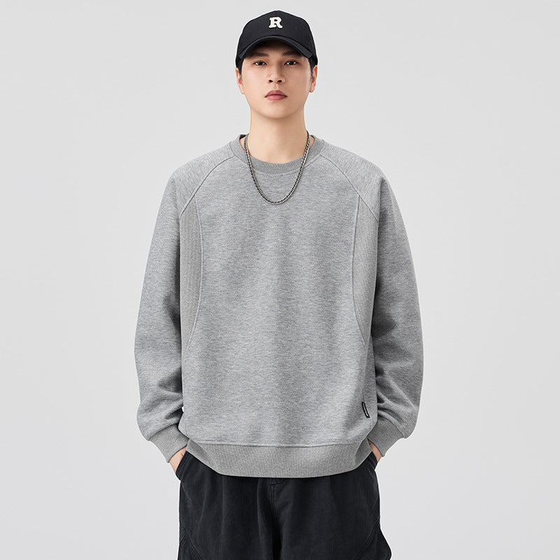 Mens Casual Splicing Sweatshirt