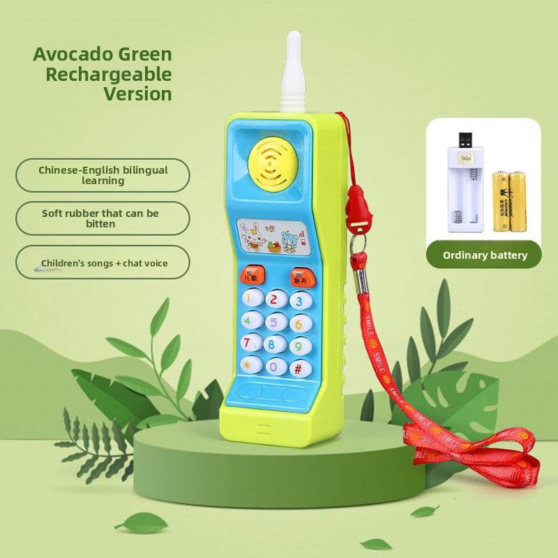 Rechargeable Baby Early Education Phone Toy