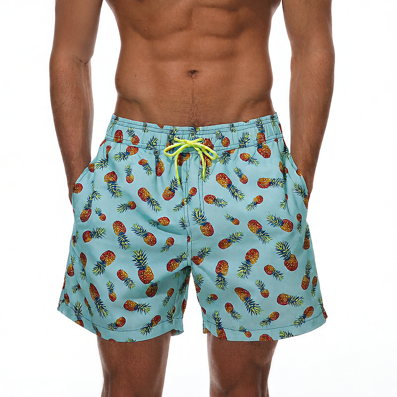 Men's Casual Printed Beach Shorts