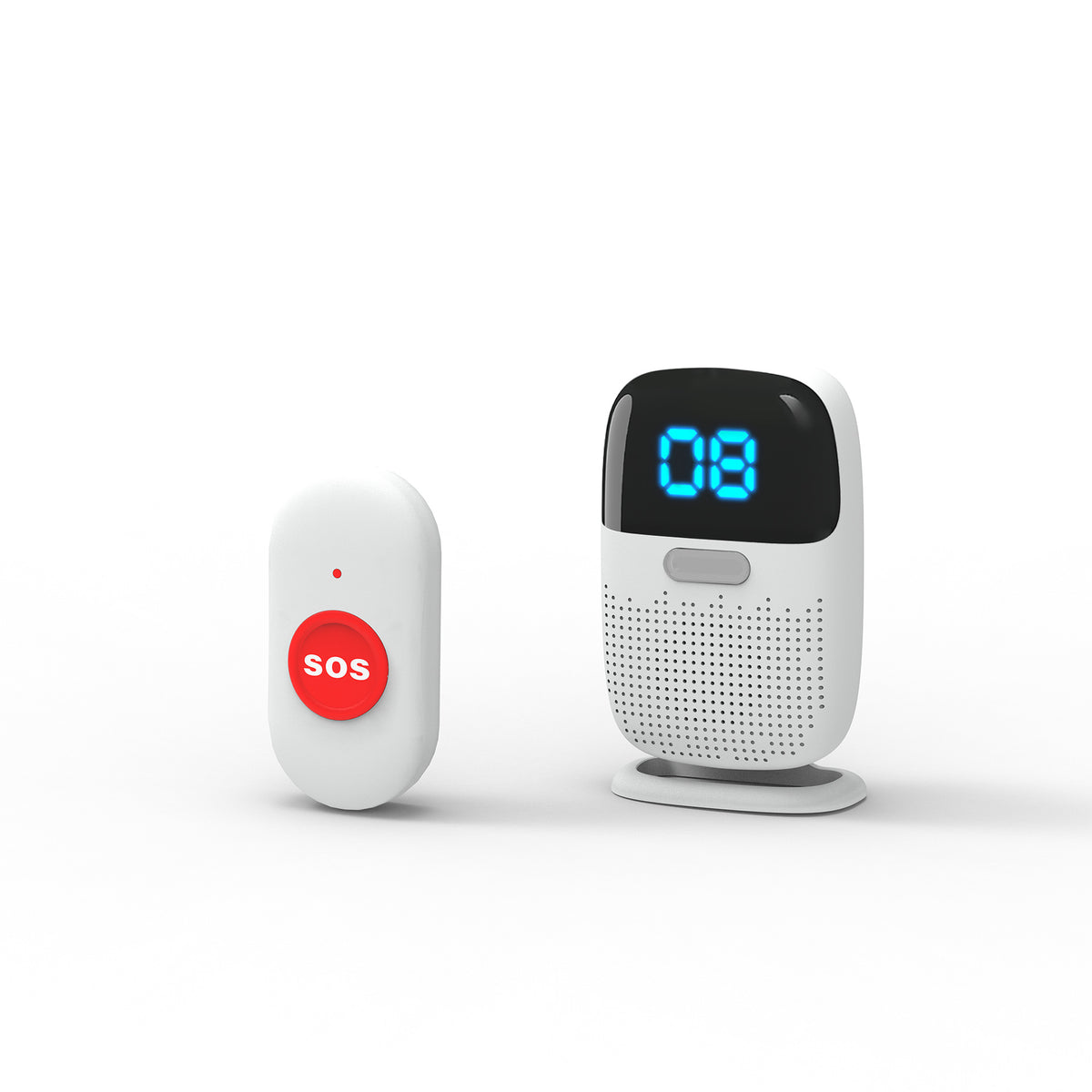 Wireless Flash Vibration Doorbell with Pager