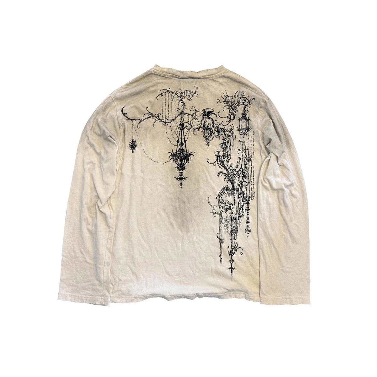 Unisex Gothic 3D Printed Long Sleeve T-Shirt