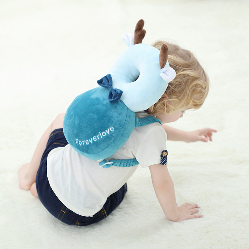 Infant Head Protection Pillow with Anti-Fall Design