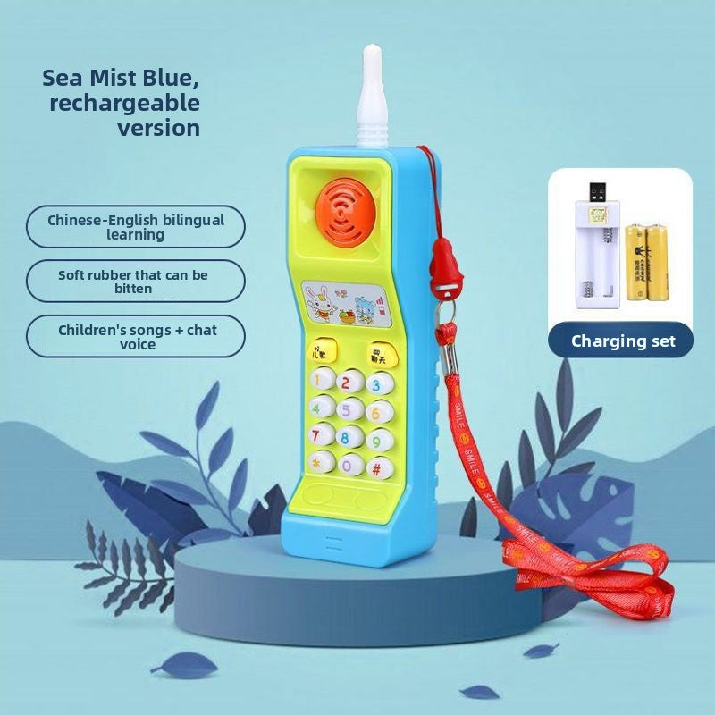 Rechargeable Baby Early Education Phone Toy