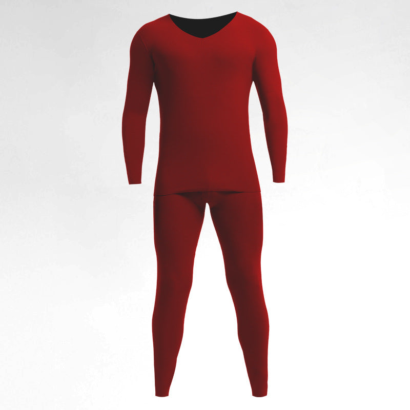 Mens Fleece Lined Thermal Underwear Set