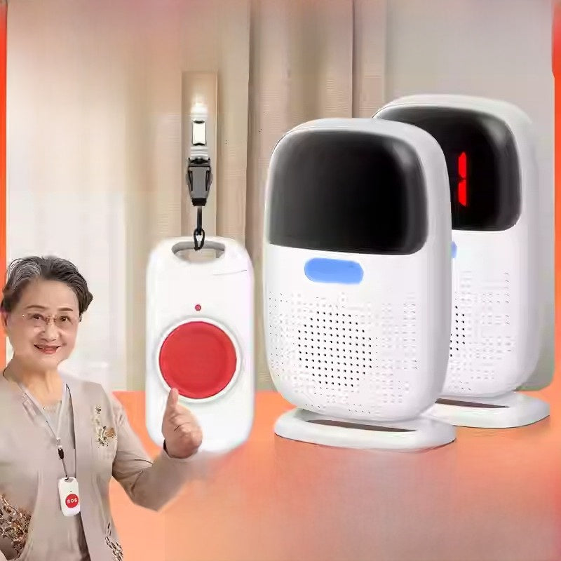 Wireless Flash Vibration Doorbell with Pager