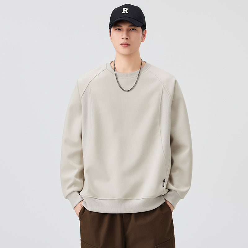 Mens Casual Splicing Sweatshirt