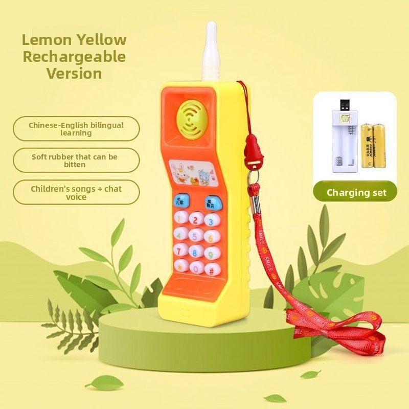 Rechargeable Baby Early Education Phone Toy