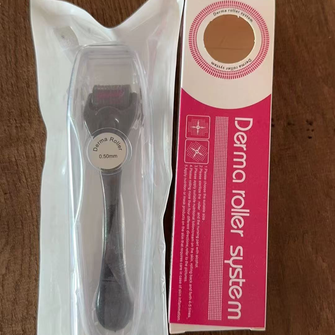 Hair Scalp Micro-Needle Roller with Serum Applicator