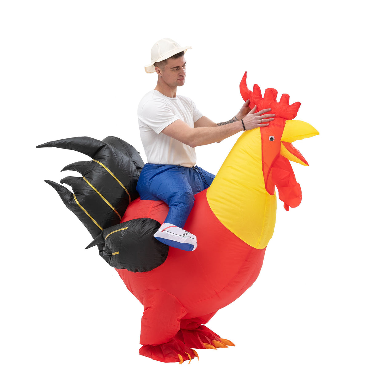 Colorful Rooster Inflatable Party Costume