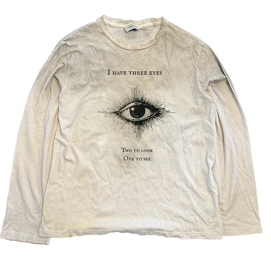 Unisex Gothic 3D Printed Long Sleeve T-Shirt