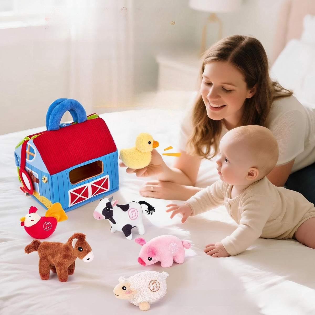 Fabric Farm Barn Toys