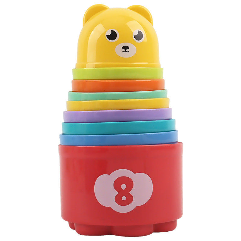 Rainbow Educational Stacking Cups for Infants