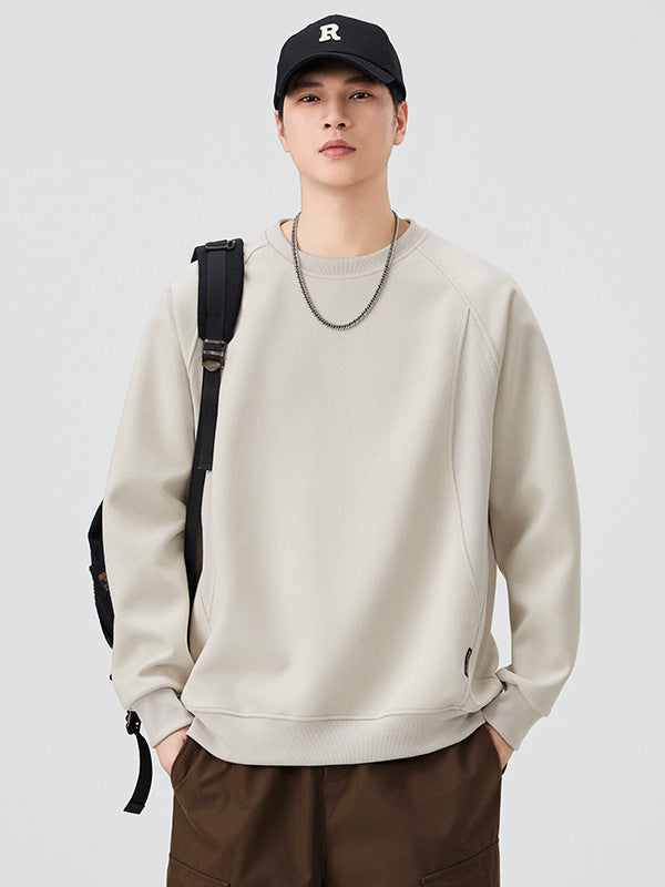 Mens Casual Splicing Sweatshirt