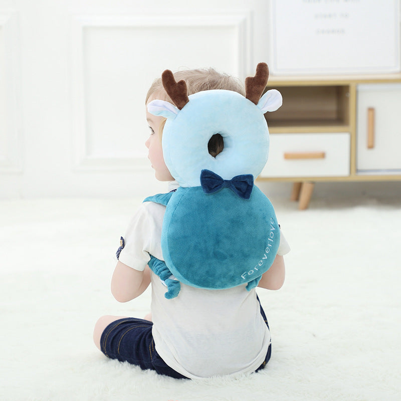 Infant Head Protection Pillow with Anti-Fall Design