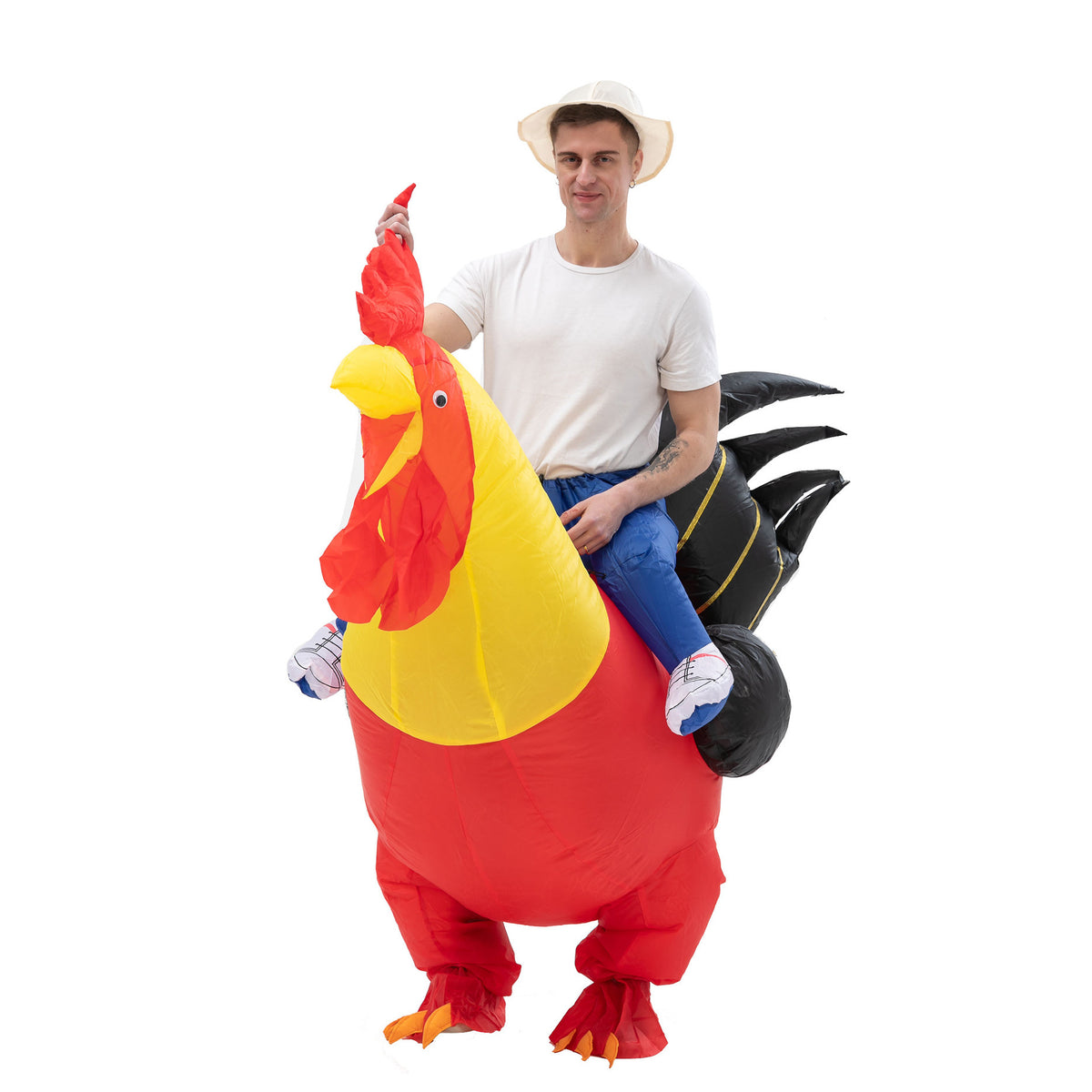 Colorful Rooster Inflatable Party Costume