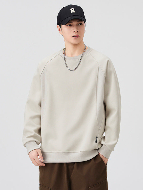 Mens Casual Splicing Sweatshirt