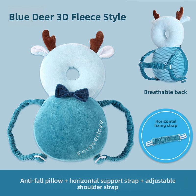 Infant Head Protection Pillow with Anti-Fall Design