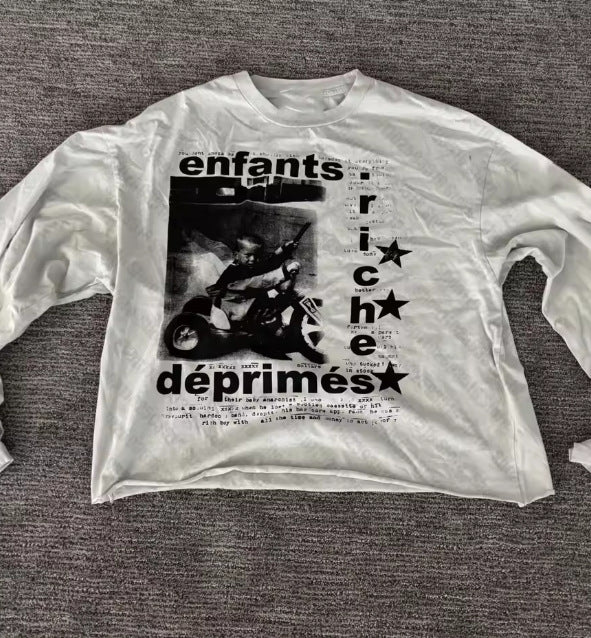 Unisex Gothic 3D Printed Long Sleeve T-Shirt
