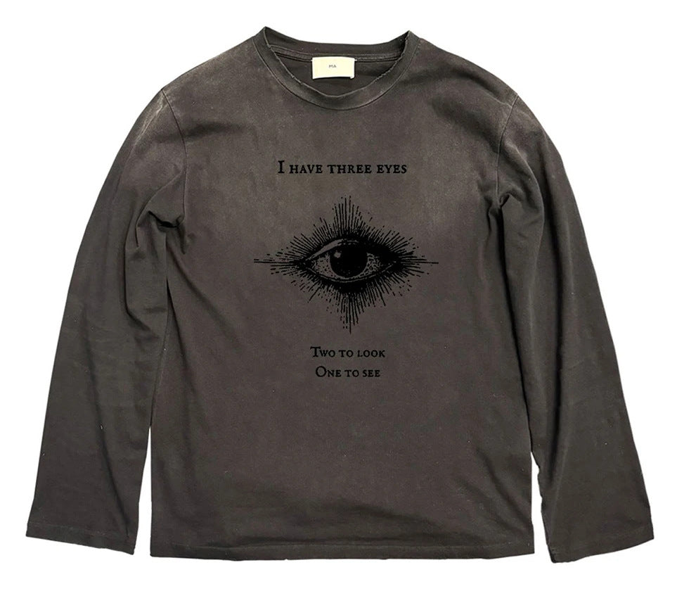 Unisex Gothic 3D Printed Long Sleeve T-Shirt