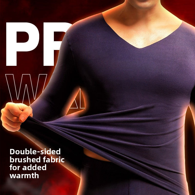 Mens Fleece Lined Thermal Underwear Set