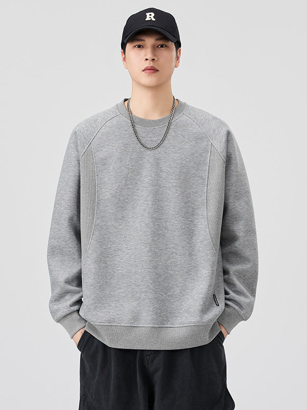 Mens Casual Splicing Sweatshirt