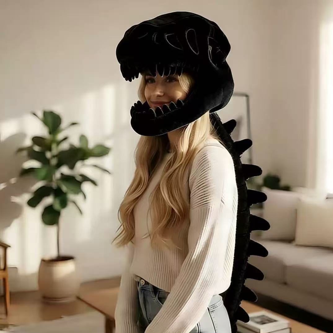 Doll Dinosaur Bone Head Cover