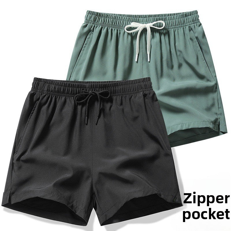 Men's Summer Ice Silk Loose Casual Shorts