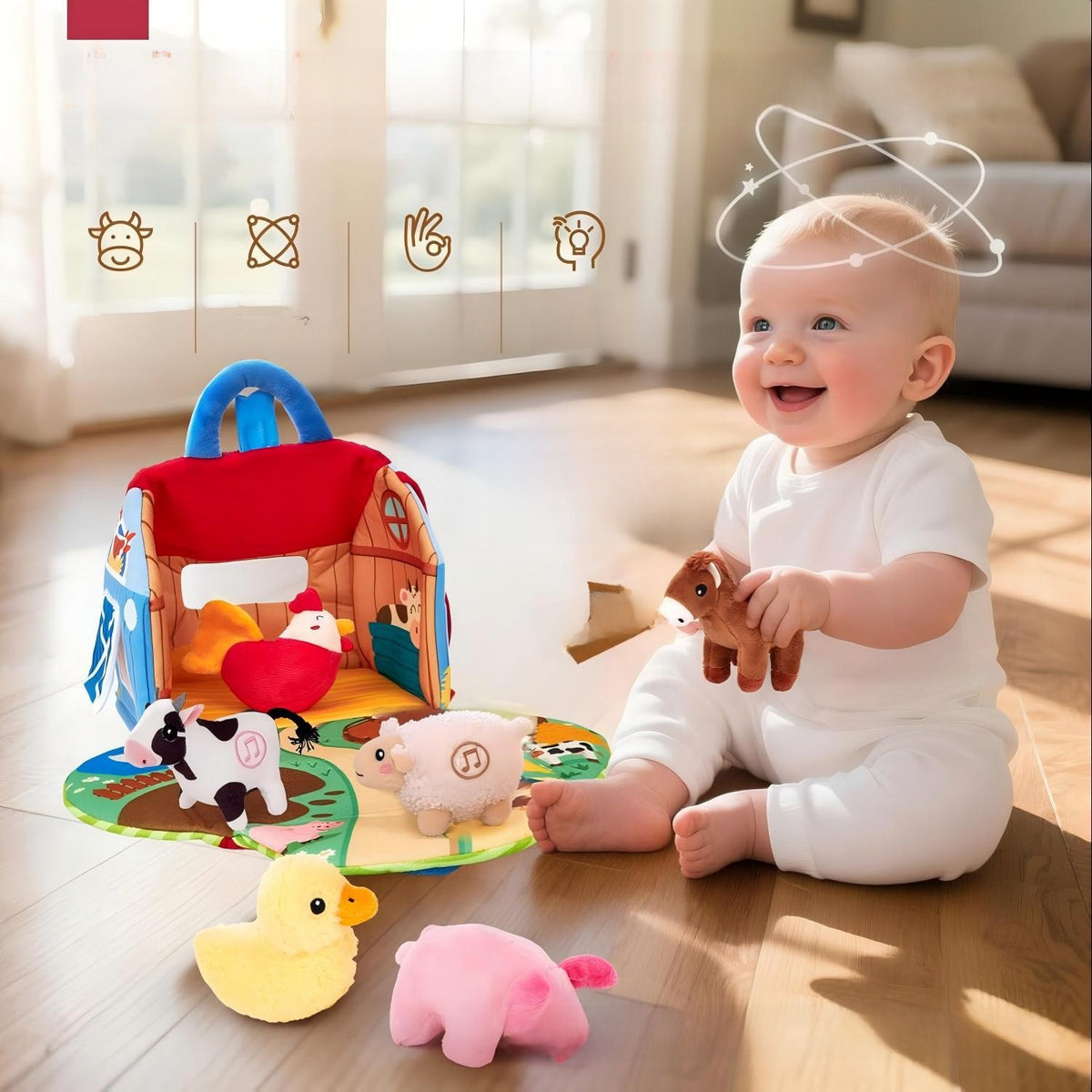 Fabric Farm Barn Toys