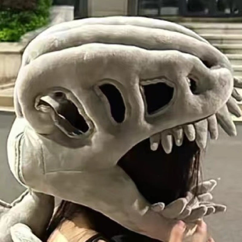 Doll Dinosaur Bone Head Cover