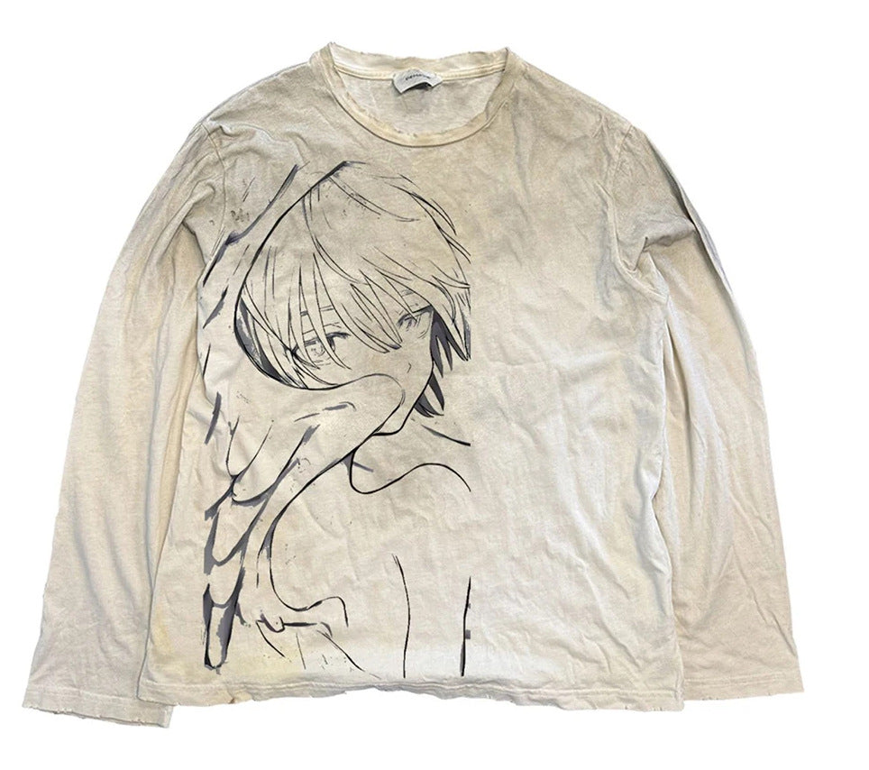 Unisex Gothic 3D Printed Long Sleeve T-Shirt