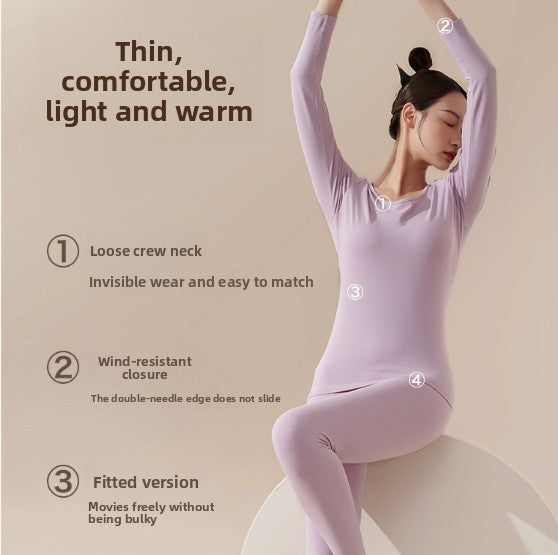 Pure cotton long Johns and long pants for men and women couples, thin style