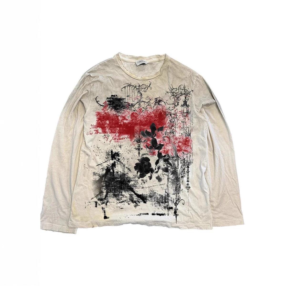 Unisex Gothic 3D Printed Long Sleeve T-Shirt