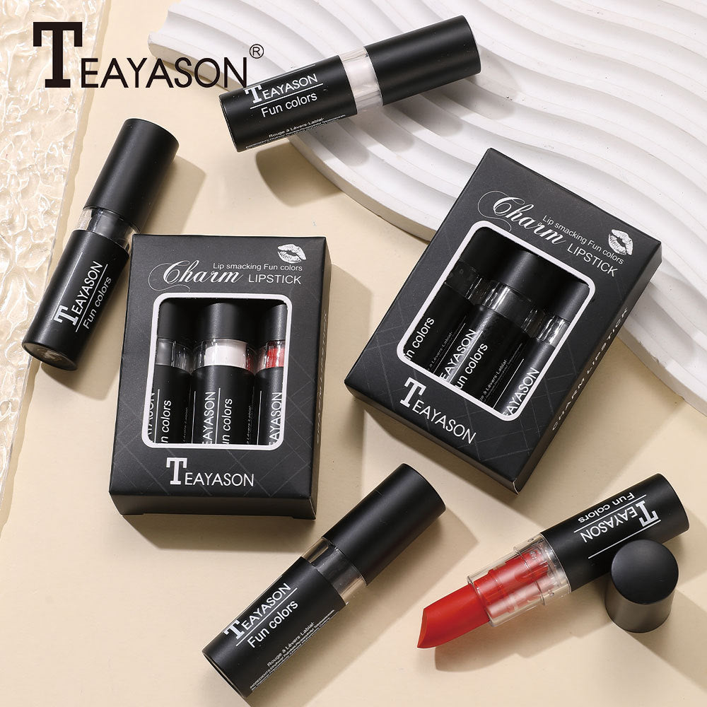 Matte Finish Lipstick Trio Set