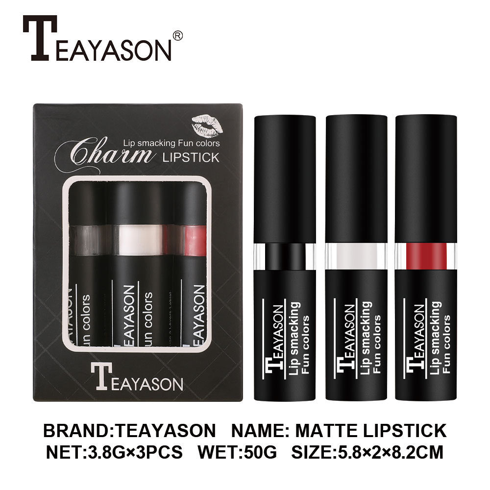 Matte Finish Lipstick Trio Set