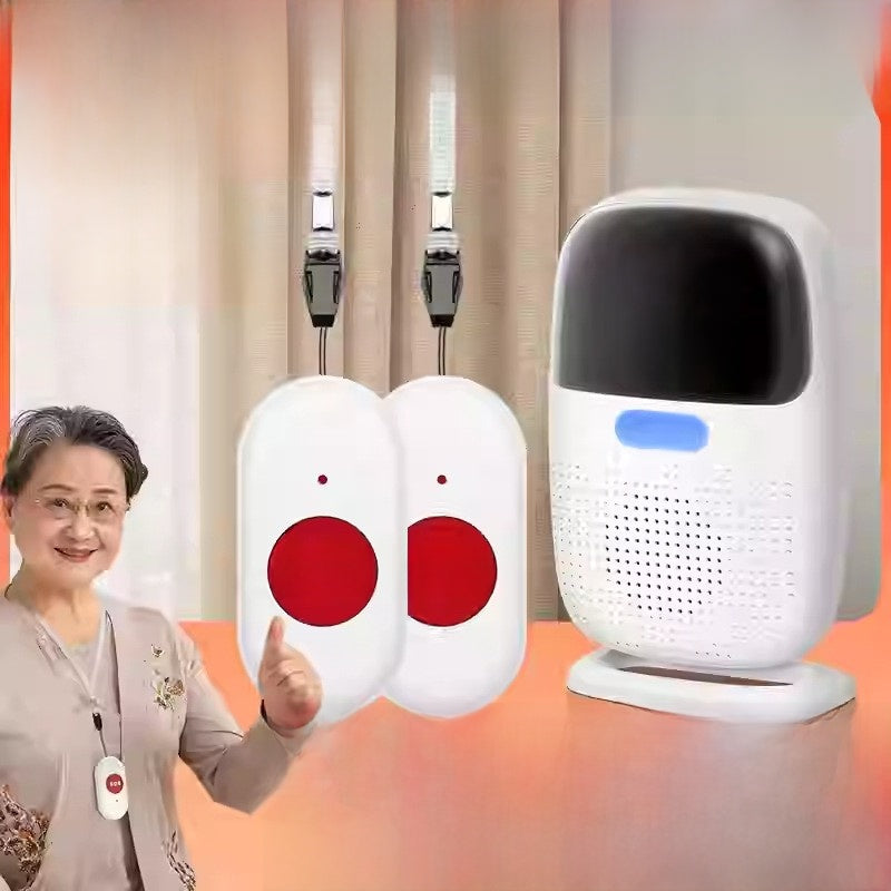 Wireless Flash Vibration Doorbell with Pager