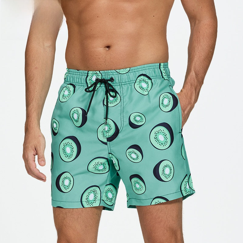 Men's Casual Printed Beach Shorts