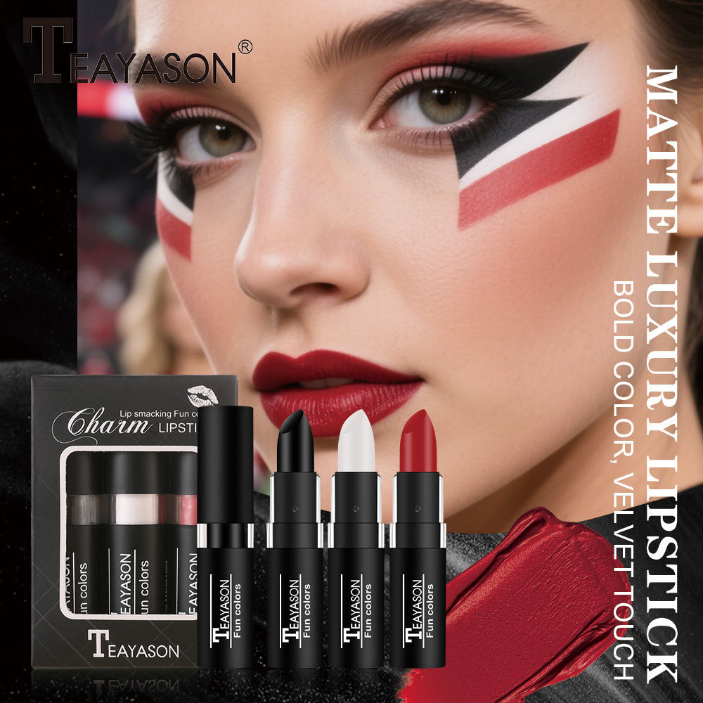 Matte Finish Lipstick Trio Set