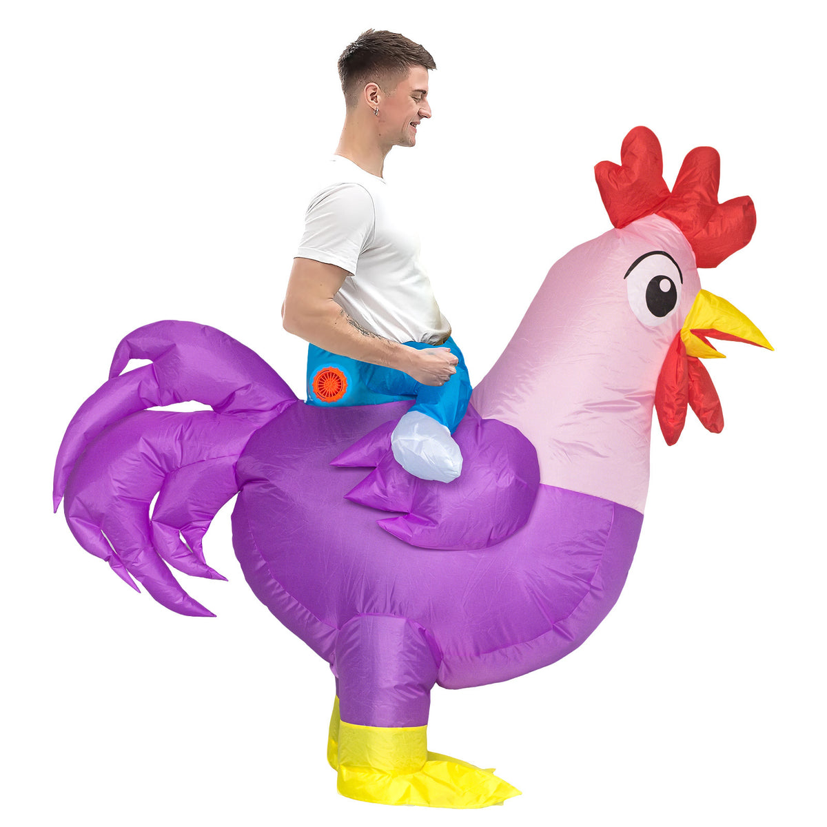 Colorful Rooster Inflatable Party Costume