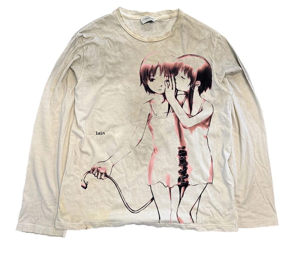 Unisex Gothic 3D Printed Long Sleeve T-Shirt